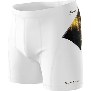 Pánské funkční trenýrky HUNTER bílá Bamboo Ultra - Hnědá / XL