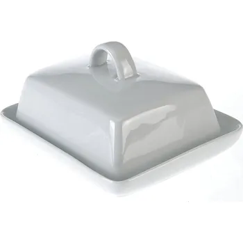 Máslenka máslenka 16x13x6cm bílá, porcelán