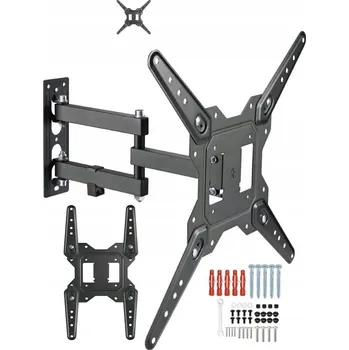 Televizní držák OTOČNÝ POHYBLIVÝ DRŽÁK NA TELEVIZOR 43FL1EA SHARP, PEVNÝ NÁSTĚNNÝ VĚŠÁK