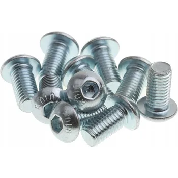 Šroub Kuličkový šroub POZINK M10x20 mm, imbusový šroub, 10 kusů