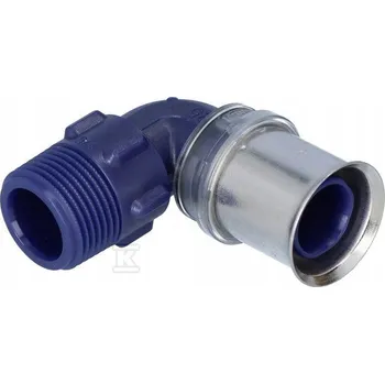 Vodovodní potrubí Koleno VNĚJŠÍ ZÁVIT K5 C/Z voda PN10 25/ 3/4" X90