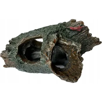 Dekorace do akvária KOŘEN ÚKRYT PRO RYBY DO AKVÁRIA UMĚLÁ DEKORACE 14 x 7 cm