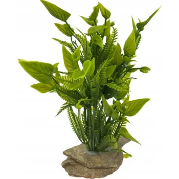 umělá květina UMĚLÁ ROSTLINA DO AKVÁRIA, VÝŠKA 17 CM