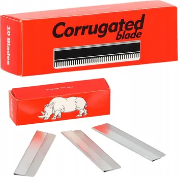 Pracovní nůž Čepele do čínského nože vroubkované ostré náhradní břity 10 kusů