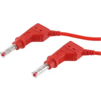 Měřicí kabel Stäubli XZG425 propojovací kabel [ - ] červená 1 ks, 100 cm