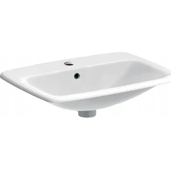 Umyvadlo Zápustné umyvadlo do desky obdélníkové Geberit Selnova Square 60 cm bílé