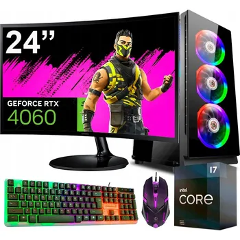 Stolní počítač HERNÍ SET INTEL I7|RTX 4060|32GB|512GB SSD|Wi-Fi|WIN 10PRO