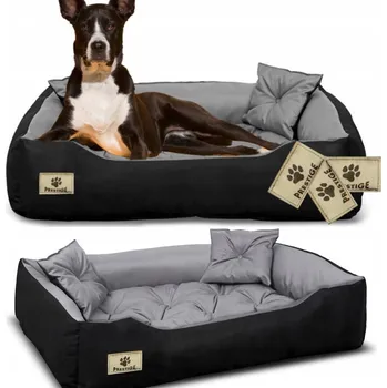 Pelíšek pro psa Kotec bouda Prestige šedá 145 cm x 115 cm