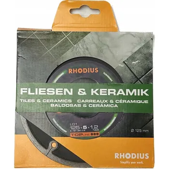 Řezný kotouč Diamantový Kotouč 230 mm Rhodius DG50 Alphaline