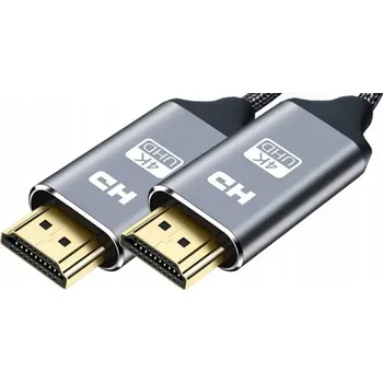 Video kabel KABEL 4K HDMI – HDMI FULL HD 2 M PLOCHÝ ŠEDÝ