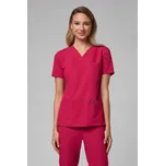 Dámská zdravotnická Mikina LuXmi - barva Japonský Amarant, velikost 4XL