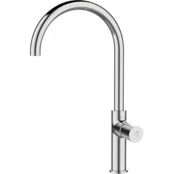 Vodovodní baterie Kuchyňská stojánková baterie Sea-Horse BLUO CHROME stříbrná