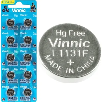 IP kamera Vinnic baterie 10 Ks L1131F LR54 189 V10GA AG10 1130 1131