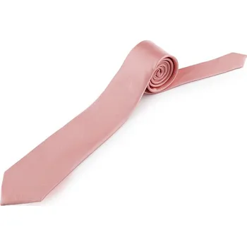 Kravata jednobarevná mikrovlákno - 5 pudrová