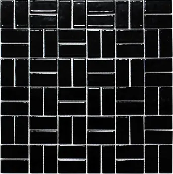 Obklad Keramická mozaika WzorcowniaStudio 29,8 x 29,8 cm černá