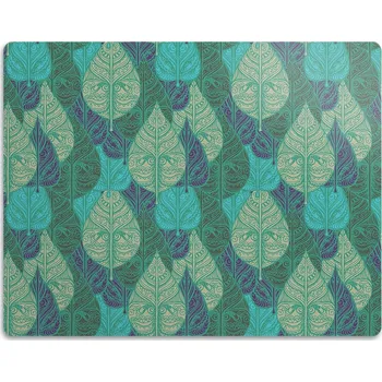 Obraz Podložka pod záchod pro kočky Listy zdobené 60 x 40 cm