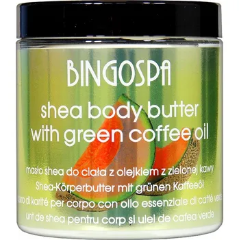 BINGOSPA 250 ml bambucké máslo na tělo s olejem ze zelené kávy