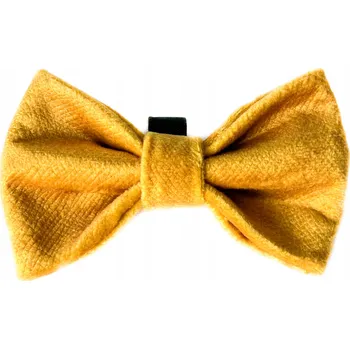 Motýlek Motýlek, motýlek pro psa, příjemný, odolný materiál - Žlutý, medový, M