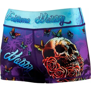 Kraťasy Krátké dámské sportovní šortky SKULL L EXTREME HOBBY