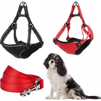 Postroj pro psa BEZTLAKOVÉ POSTROJE PRO PSA S REFLEXNÍMI PRVKY