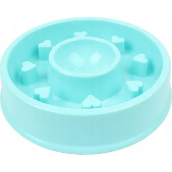 Miska pro psa Jedna plastová miska DogLemi modrá 0,5 l