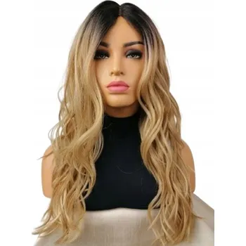 Paruka Paruka HAZEL zlatá blond termorezistentní ultralehká mono část - Nessaja wigs s