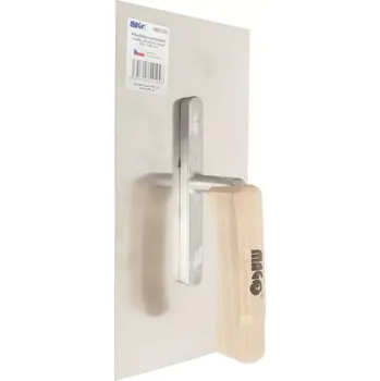 Zednické hladítko Hladítko nerezové hladké Magg 080105 - 270x130mm, dřevěná rukojeť, 0.29kg