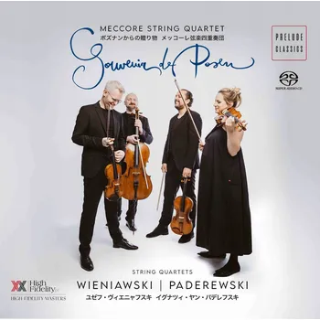 Zahraniční hudba Wieniawski Paderewski: Souvenir de Posen Meccore String Quartet SACD Prelude Classsics Meccore String Quartet CD
