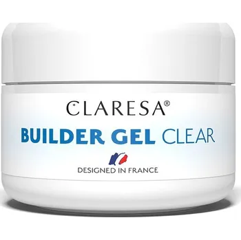 Lak na nehty Gel stavební gel Claresa, bílý