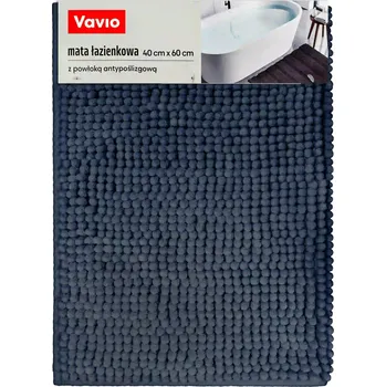 Koupelnová předložka Koupelnová předložka s protiskluzovou vrstvou 40x60 cm, tmavě modrá 1300 GSM