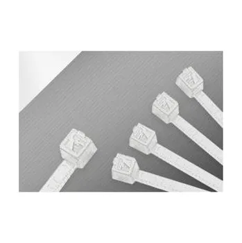 Organizace kabelů STAHOVACÍ PÁSKA STANDARD 200X4,5 BÍLÁ, 100 KS (5215/C)