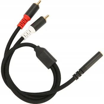 IP kamera Kabel 3,5 mm na 2x RCA (samice/samec) stereo