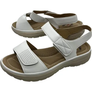 Dámská obuv BaoBao Dámské bílé zdravotní sandály 01 Barva: Bílá, Velikost: 40