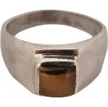 PÁNSKÝ/DÁMSKÝ STŘÍBRNÝ PRSTEN S TYGŘÍM OKEM