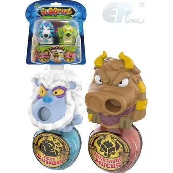 Figurka EP line Gloopers příšerka set figurka gumová 2ks s nádobkou se slizem různé druhy