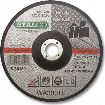 Řezný kotouč Kotouč Stalco S-60180 na kov 180 x 3,0 mm