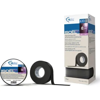 Izolační páska PVC PROFI izolační páska černá 19mmx20mx0,18mm ELEMAN 1099080