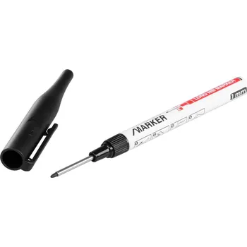 Značkovač Strend Pro, hĺbkový, čierny, extra dlhý hrot