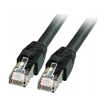 Síťový kabel PatchCord Cat.5e SF/UTP 2m stíněný, černý