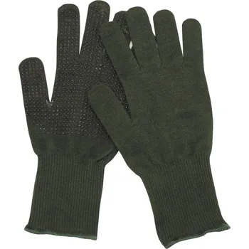 Rukavice Armáda Britská Rukavice s gripy CONTACT COMBAT ARAMID ZELENÉ Velikost: 9