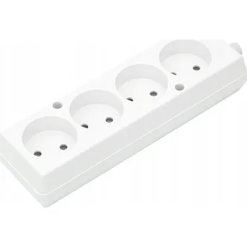 Elektrická zásuvka Prodlužovací přívodní lišta podlahová Jonex bílá
