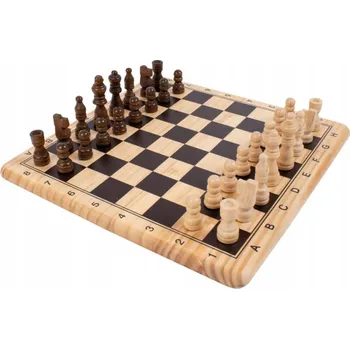 Desková hra DŘEVĚNÉ ŠACHY 30 x 30 x 1,5 cm