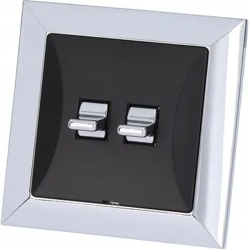 vypínač Schodišťový vypínač Klasik, Podomítkový Timex-Elektro černý 01-00932