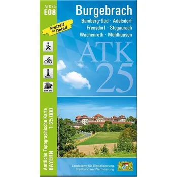 ATK25-E08 Burgebrach (Amtliche Topographische Karte 1:25000) - Landesamt für Digitalisierung, Breitband und Vermessung