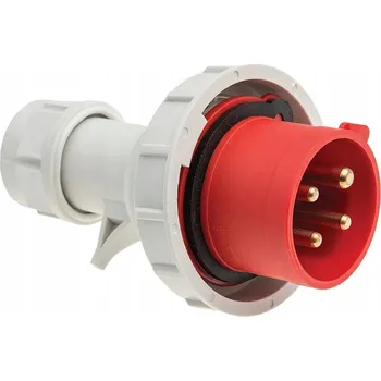 Elektrická zásuvka Silová přenosná elektrická zásuvka hermetická, zástrčka 400V 16A 4P PAWBOL