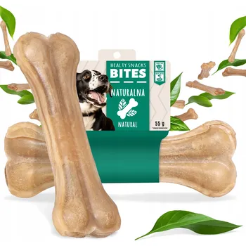 Pamlsek pro psa Lisovaná kost Pamlsek Přírodní žvýkací kost pro psa 2 ks