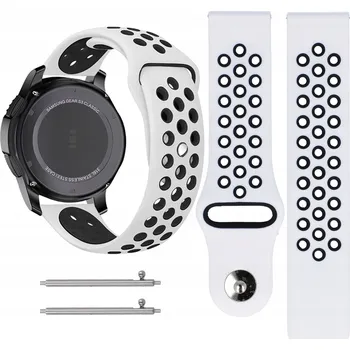 Řemínek na hodinky Řemínek Aristex pro Samsung 20mm bílý