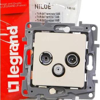 Elektrická zásuvka Anténní zásuvka nástěnná MojeLedy béžová