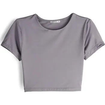 Dámské tričko GATE Hladké zkrácené tričko 40 225-1034/825