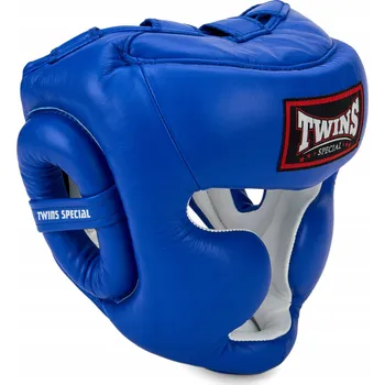 Helma na motorku Boxerská helma Twins Special HGL3 tréninková modrá S